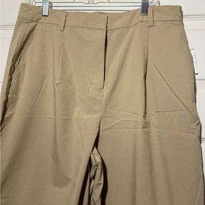 Classic Khaki Straight-Leg Pants